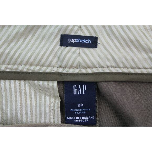 Gap Shorts Womens 2 Brown Velour Cut Off Stretch Modern Fit Regular - Picture 3 of 3